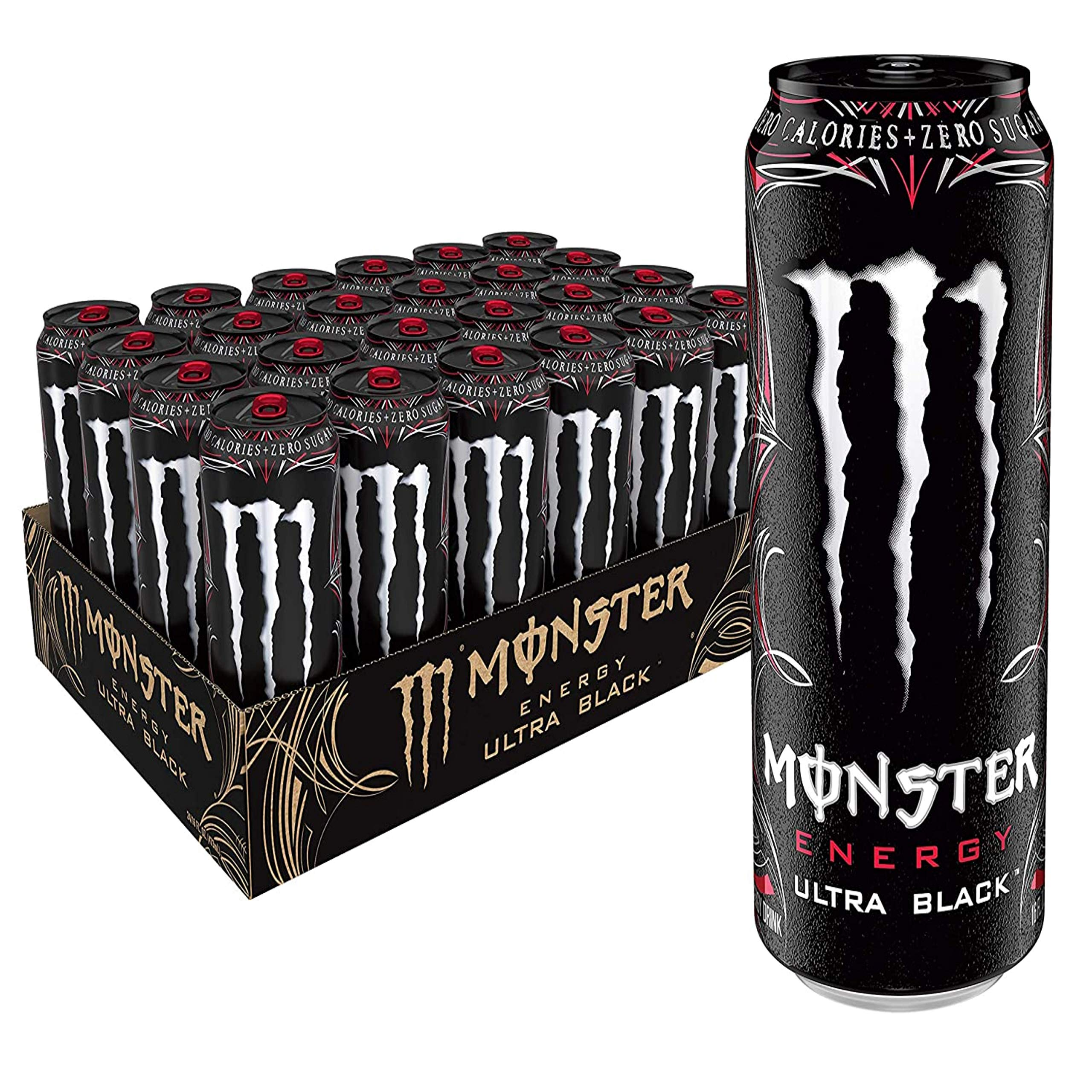 Monster Energy Ultra Black 500ml - 12-pack