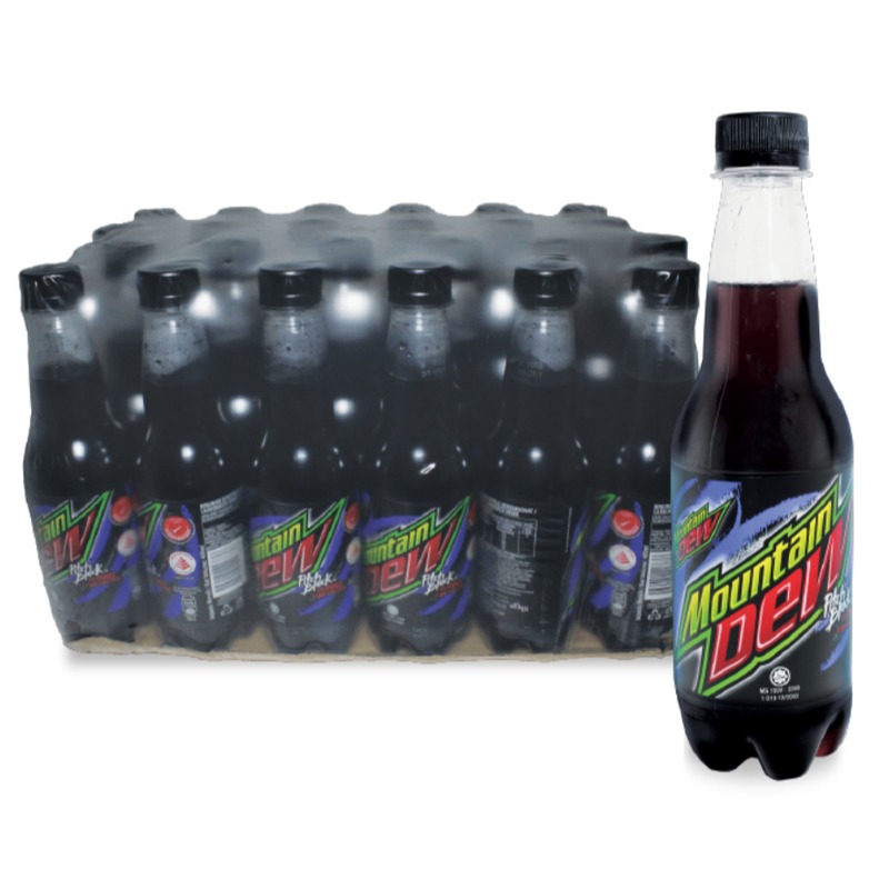 Mountain Dew Pitch Black Malaysia 400ml - 12-pack